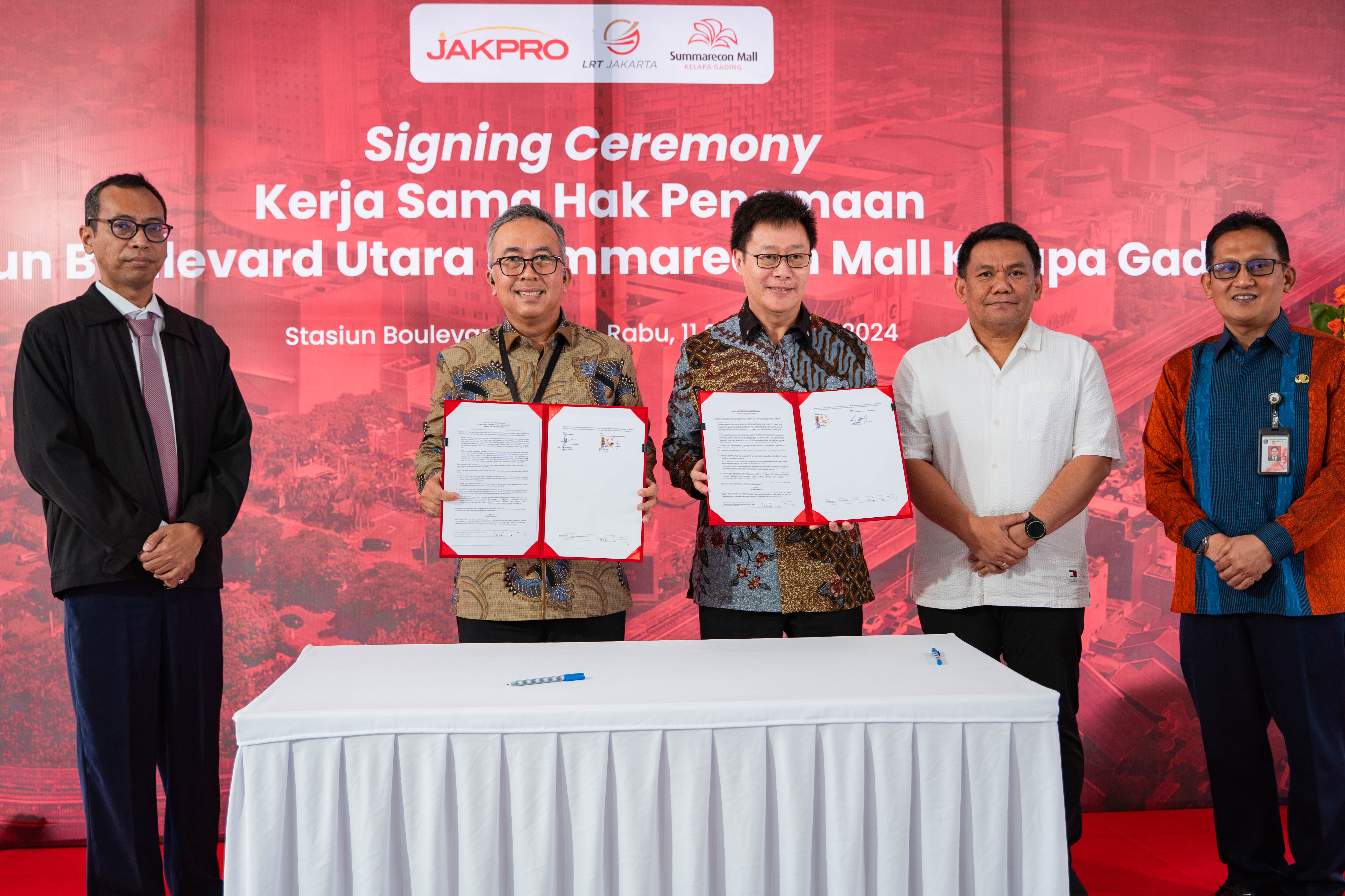 LRT Jakarta dan Summarecon Mall Kelapa Gading Jalin Kerja Sama Hak Penamaan Stasiun Boulevard Utara